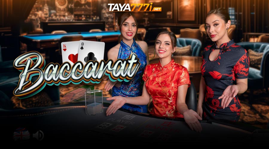 Baccarat is the top 1 favorite online casino game at Taya777